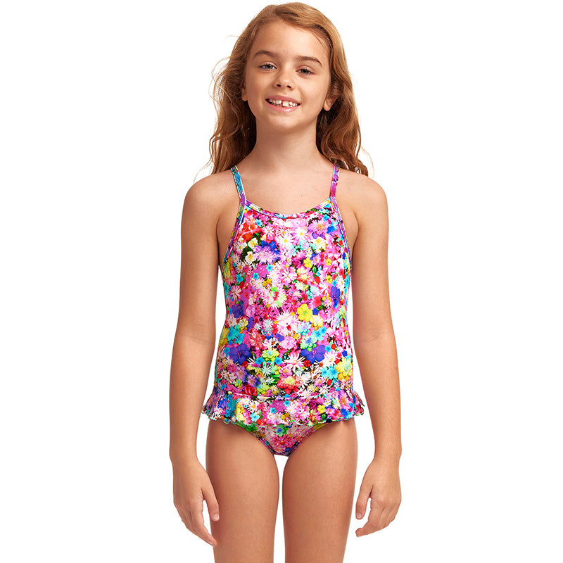 Funkita - Garden Party - Toddler Girl's Belted Frill One Piece
