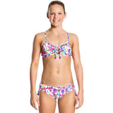 Funkita - Garden Princess - Girls Tie Detail Two Piece - Aqua Swim Supplies