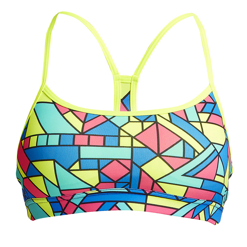 Funkita - Gettin Jiggy - Ladies Swim Crop Top