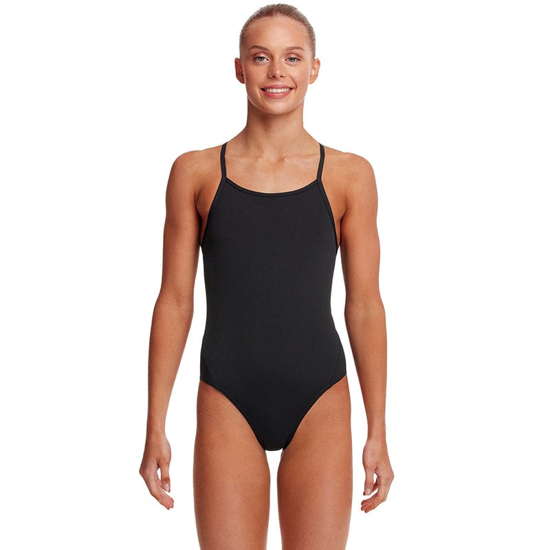 Funkita - Still Black - Girls Diamond Back One Piece
