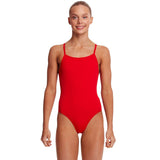 Funkita - Still Red - Girls Diamond Back One Piece
