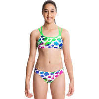 Funkita - Blue Moo - Girls Criss Cross Two Piece