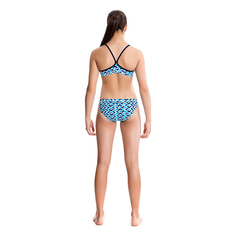 Funkita - Chevron Stream - Girls Racerback Two Piece