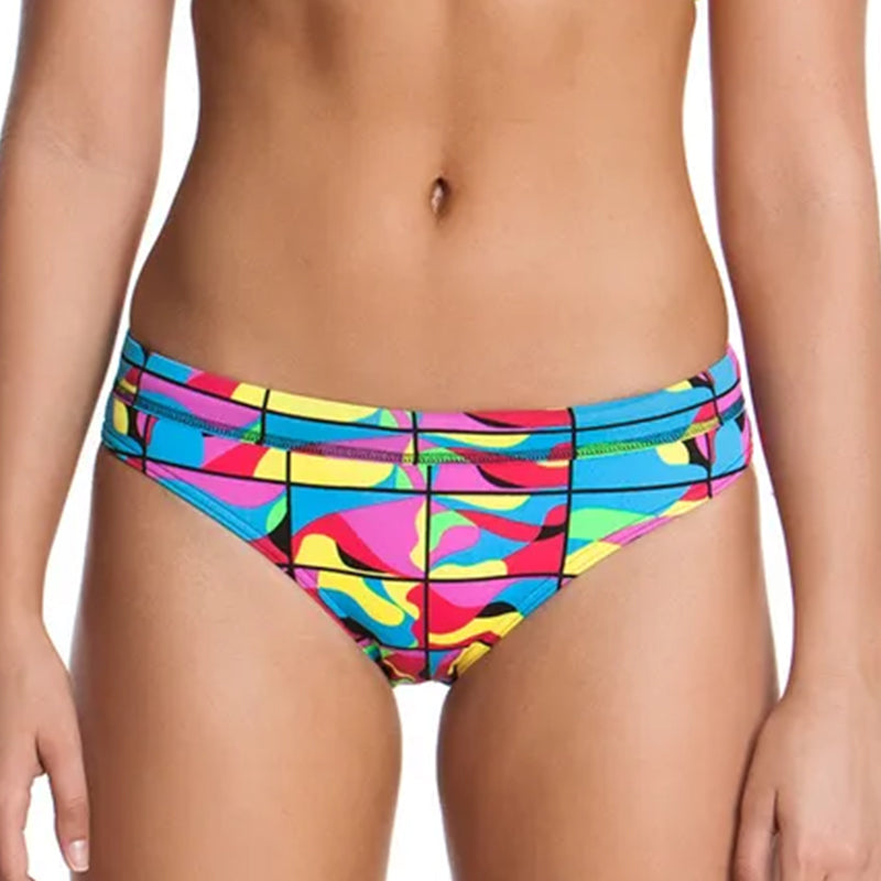 Funkita - Colour Frame - Ladies Sports Brief - Aqua Swim Supplies