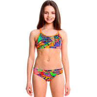 Funkita - Cubism Chaos - Girls Racerback Two piece