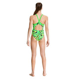 Funkita - Fluro Fracture - Girls Diamond Back One Piece