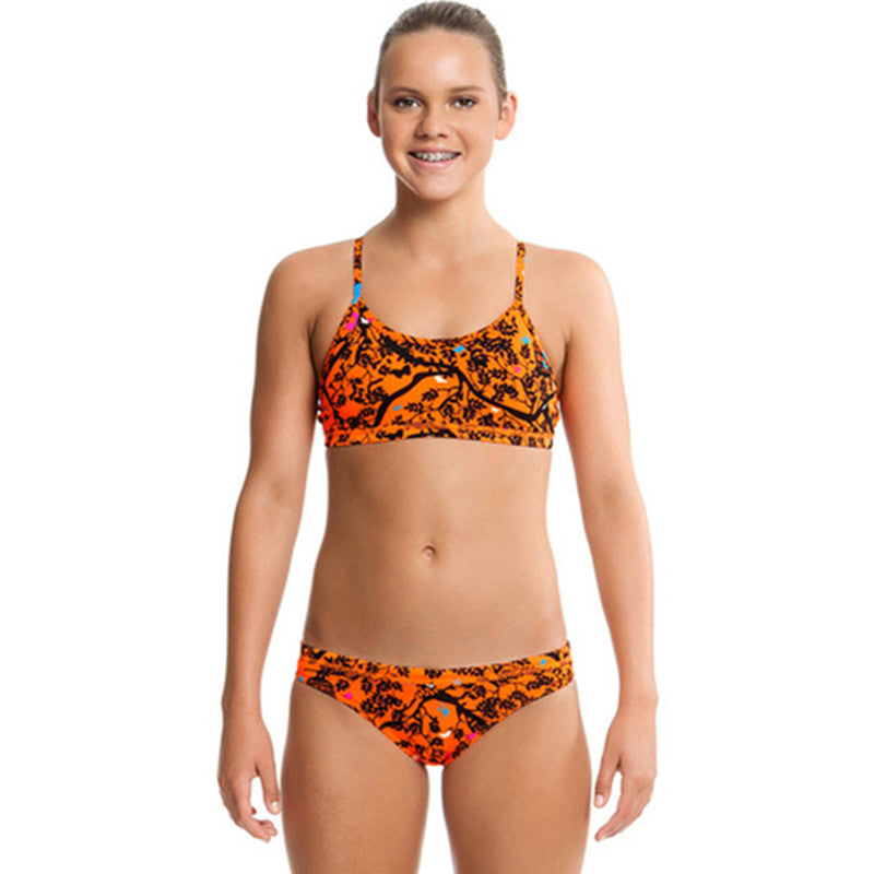 Funkita - Forest Sunset - Girls Racerback Two Piece