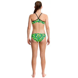 Funkita - Golden Honeycomb - Girls Racerback Two Piece