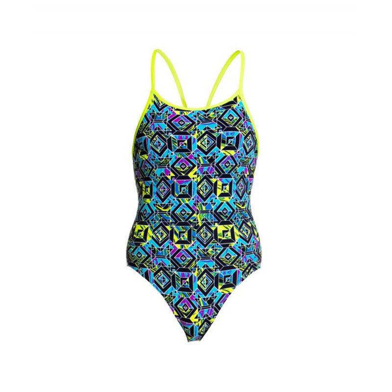Funkita - Hazard Lights - Girls Diamond Back One Piece