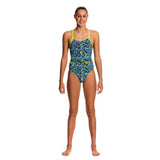 Funkita - Hazard Lights - Girls Diamond Back One Piece