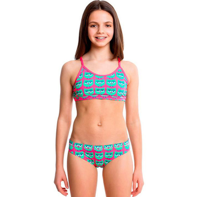 Funkita - Parliament Party - Girls Racerback Two Piece - Aqua Swim Supplies