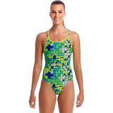 Funkita - Glow Rider - Ladies Diamond Back One Piece