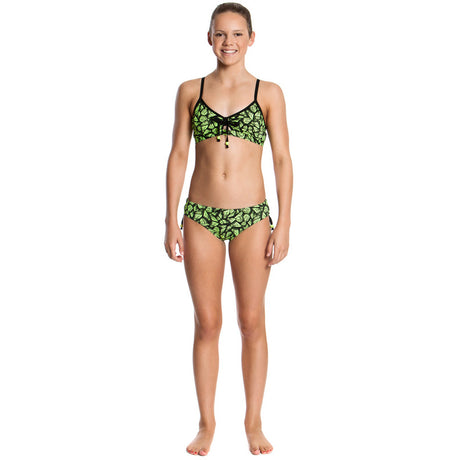 Funkita - Golden Wings - Girls Tie Detail Two Piece - Aqua Swim Supplies