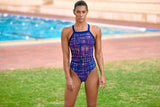 Funkita - Grid Lock - Ladies Sky Hi One Piece