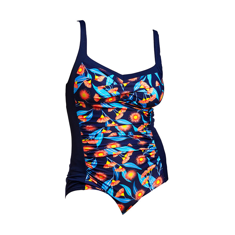 Funkita - Gum Shy - Ladies Ruched Panelled One Piece