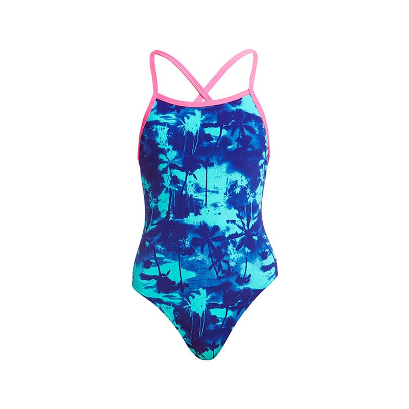 Funkita - Hawaiian Skies - Girls Tie Me Tight One Piece
