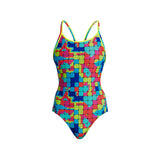 Funkita - Heat Map - Ladies Diamond Back One Piece