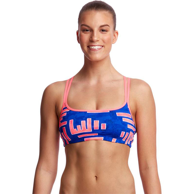 Funkita - Hot Rod - Ladies Bikini Criss Cross Top