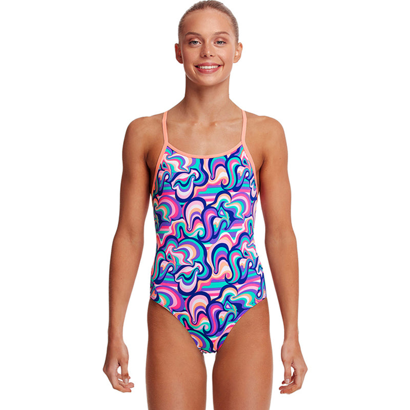 Funkita - Ice Cream Queen - Girls Eco Diamond Back One Piece