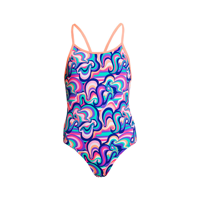 Funkita - Ice Cream Queen - Girls Eco Diamond Back One Piece