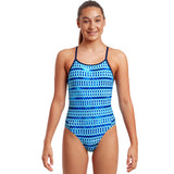 Funkita - Jet Propulsion - Girls Diamond Back One Piece