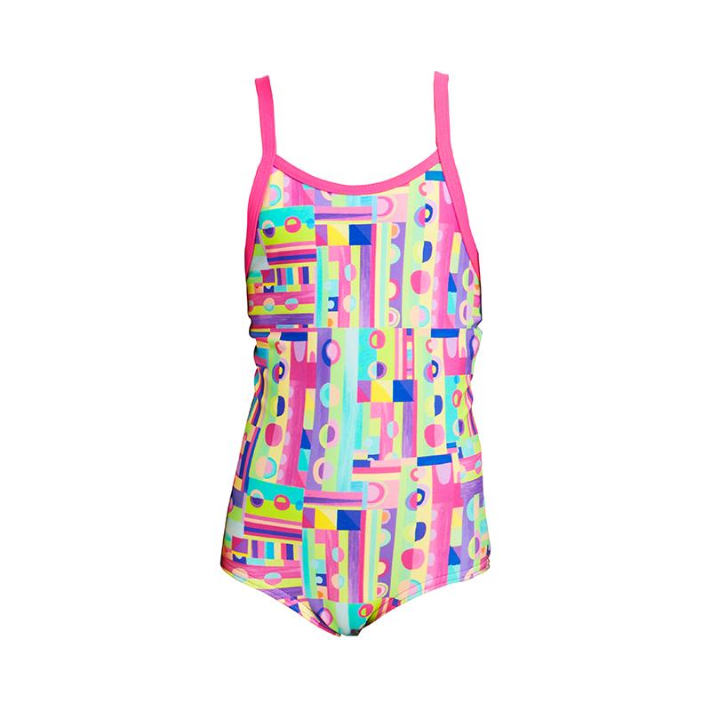 Funkita - Jiggy Saw - Toddler Girls Printed One Piece