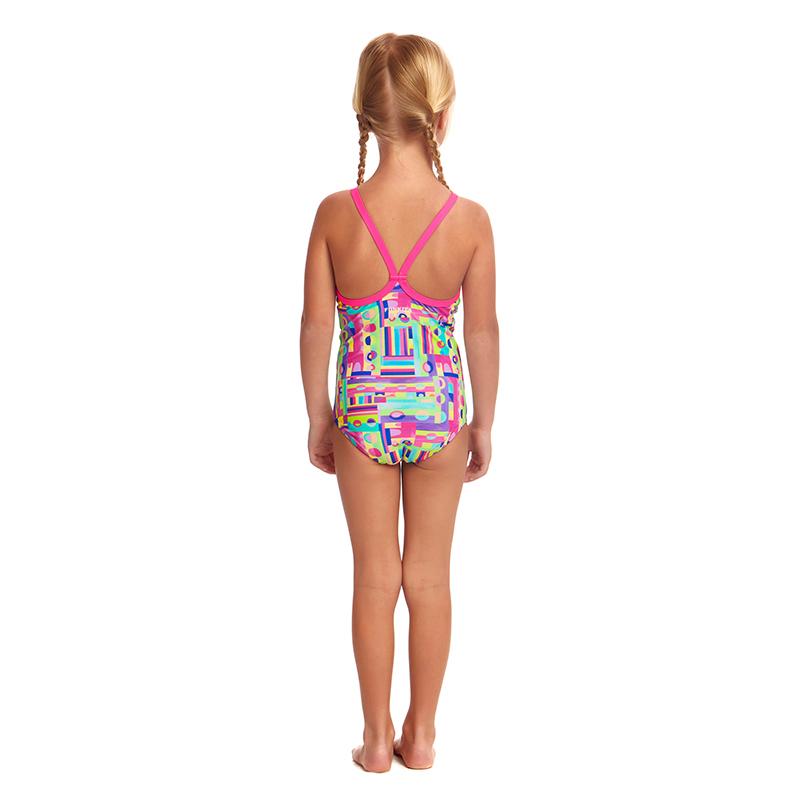 Funkita - Jiggy Saw - Toddler Girls Printed One Piece