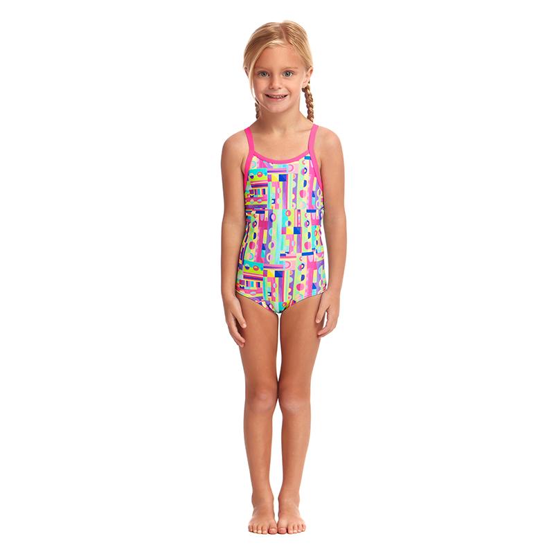 Funkita - Jiggy Saw - Toddler Girls Printed One Piece
