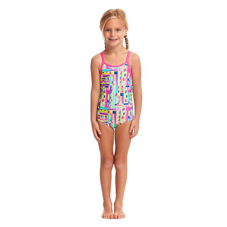 Funkita - Jiggy Saw - Toddler Girls Printed One Piece