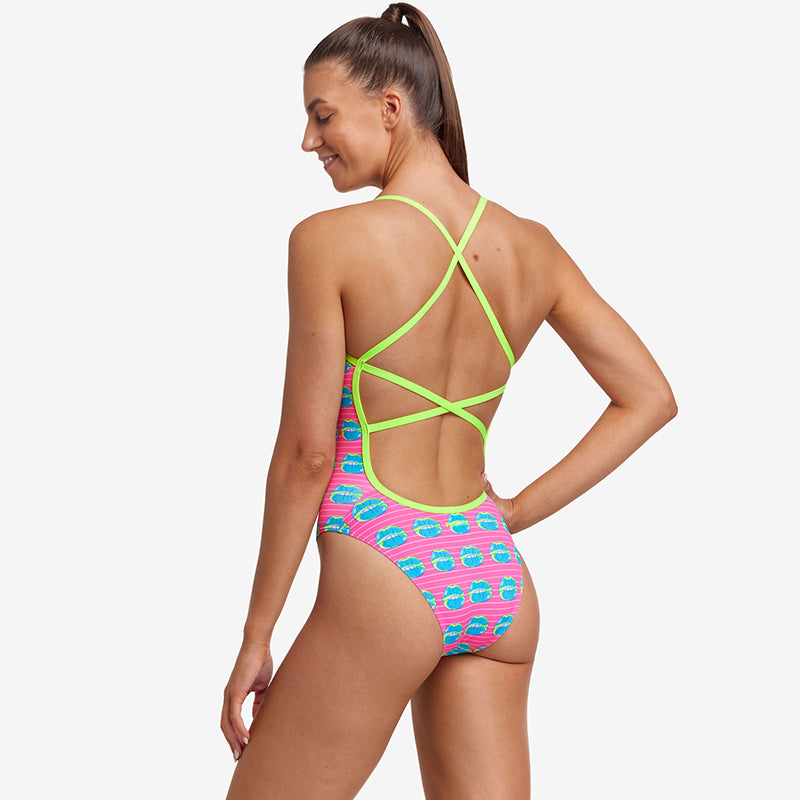 Funkita - Kiss Kiss - Ladies Strapped In One Piece