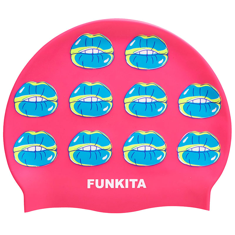 Funkita - Kiss Kiss - Silicone Swimming Cap
