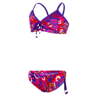 Funkita - Kiss Me Quick - Girls Tie Detail Two Piece - Aqua Swim Supplies