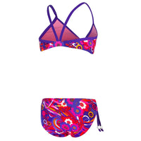 Funkita - Kiss Me Quick - Girls Tie Detail Two Piece - Aqua Swim Supplies