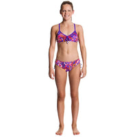 Funkita - Kiss Me Quick - Girls Tie Detail Two Piece - Aqua Swim Supplies