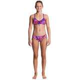 Funkita - Kiss Me Quick - Girls Tie Detail Two Piece - Aqua Swim Supplies
