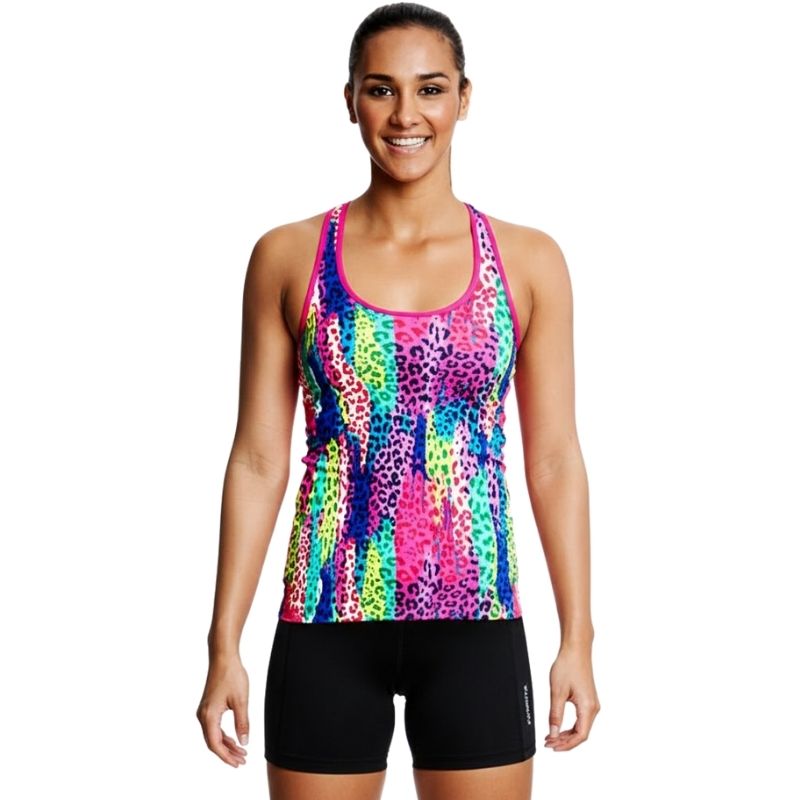 Funkita - Feline Fever - Ladies Active Singlet Top