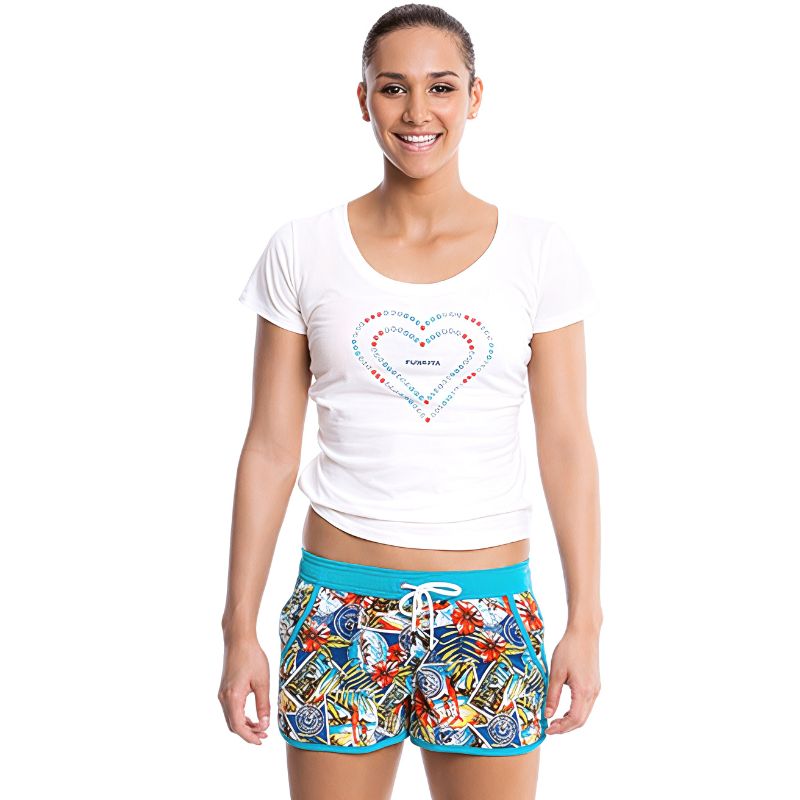 Funkita - Postcard Paradise - Ladies Beachwear Boardshorts