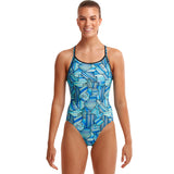 Funkita - Land Grab - Ladies Diamond Back One Piece