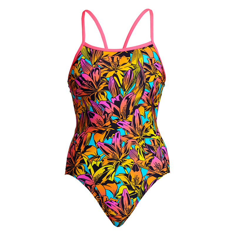 Funkita - Large Lillies - Ladies Single Strap One Piece