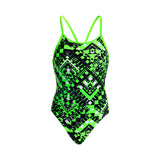Funkita - Laser Cube - Girls Diamond Back One Piece