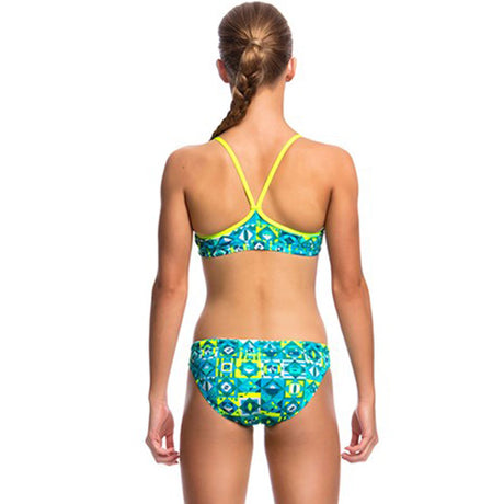 Funkita - Lime Light - Girls Racerback Two Piece