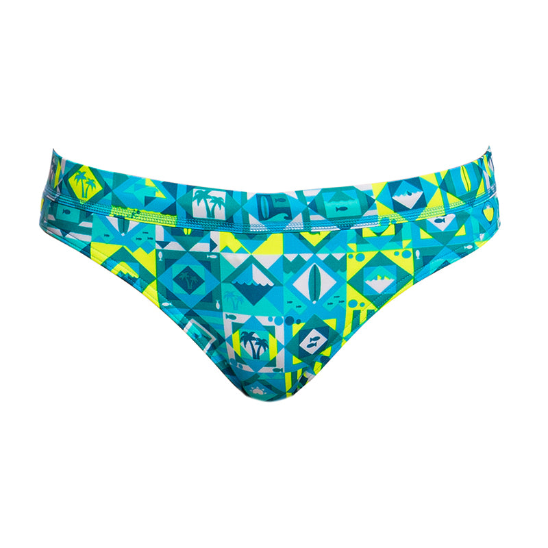 Funkita - Lime Light - Ladies Bikini Sports Briefs