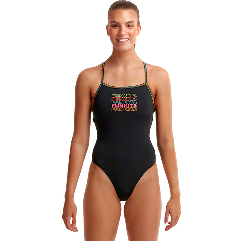 Funkita - Lined Up - Ladies Strapped In One Piece