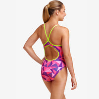 Funkita - Little Pinky - Girls Diamond Back One Piece