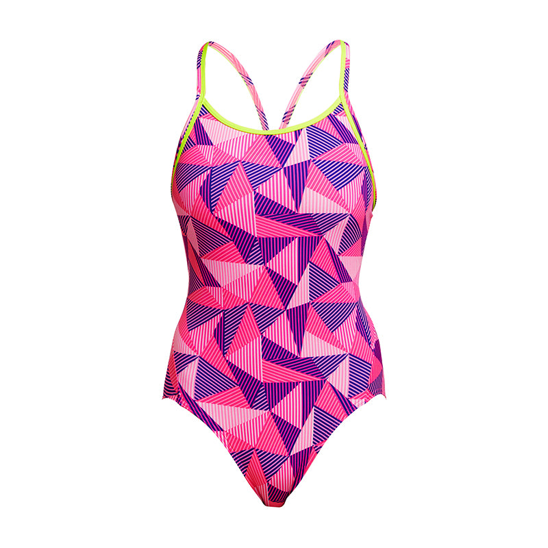 Funkita - Little Pinky - Ladies Diamond Back One Piece