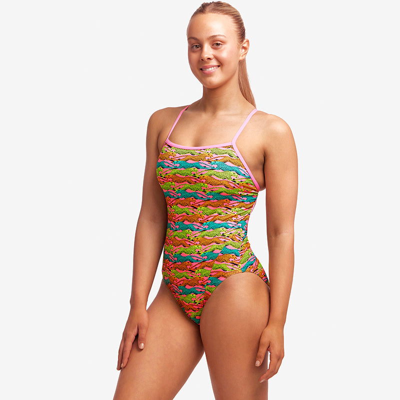 Funkita - Lying Cheet - Ladies Eco Single Strap One Piece