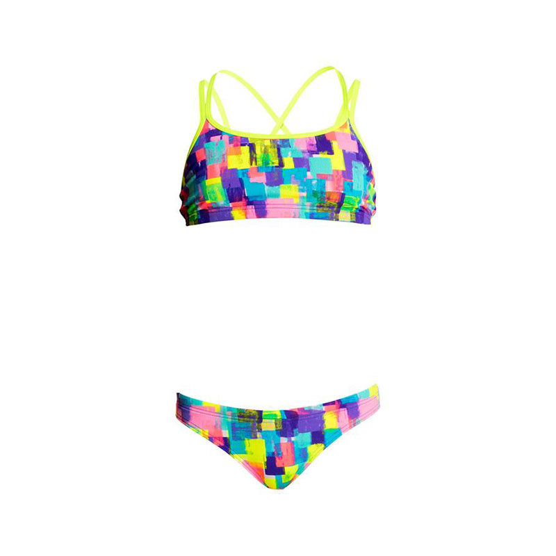 Funkita - Madame Monet - Girls Criss Cross Two Piece