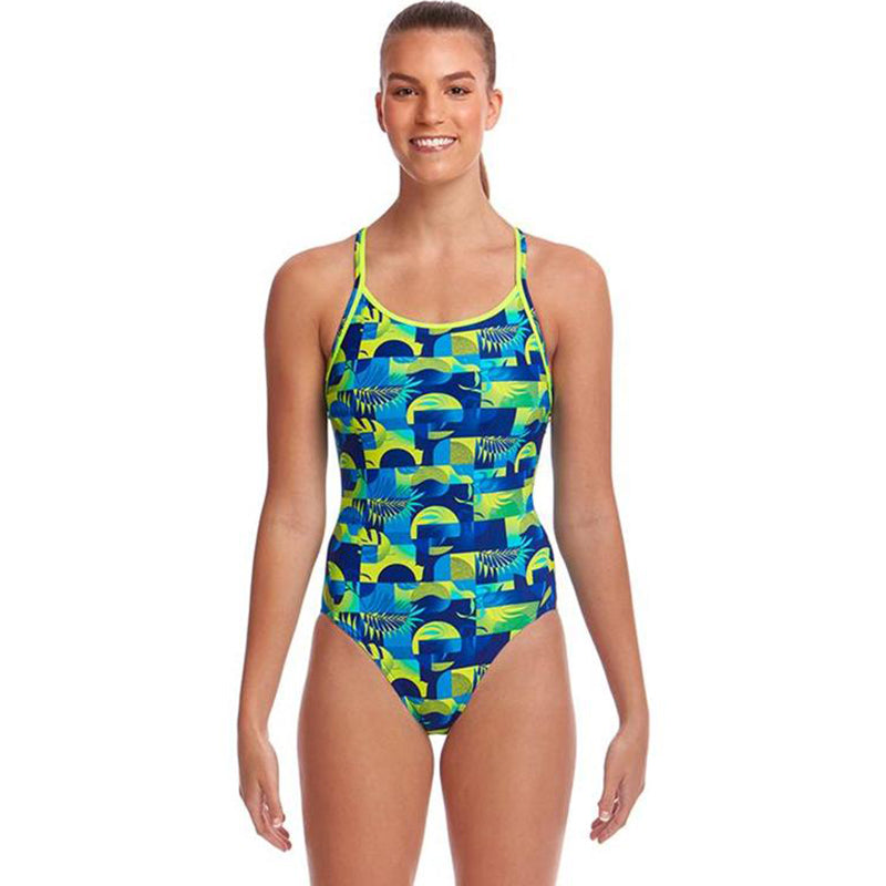 Funkita - Magnum Pi - Ladies Diamond Back One Piece