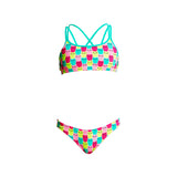 Funkita - Minty Mittens - Girls Criss Cross Two Piece