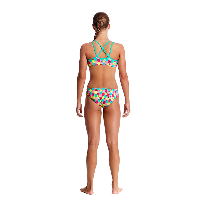 Funkita - Minty Mittens - Girls Criss Cross Two Piece